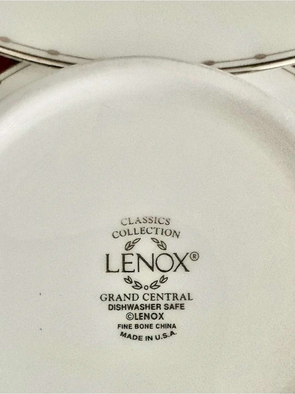 Lenox Grand Central 5 Piece Place Setting Classic and Brand NEW never used!